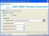 AutoCAD DWG/DXF Version Converter screenshot